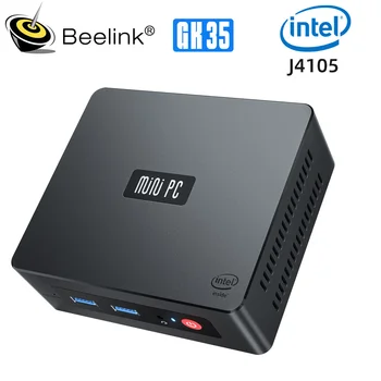 2022 Beelink GK35 Intel Dvīņi Ezera J4105 Windows 10 Mini PC 8GB 128GB SSD Dual Wifi BT 1000M LAN Darbvirsmas Mini Datoru 8G256G